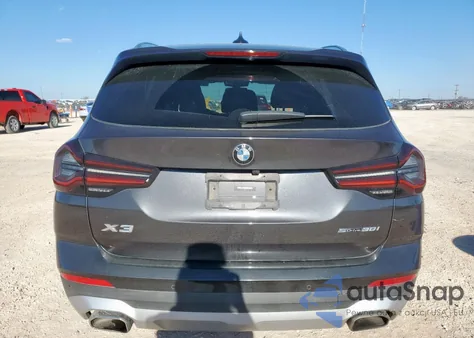 2022 BMW X3 Sdrive30I из США, поврежденный, VIN 5UX43DP05N9K14618